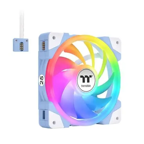 Вентилатори Thermaltake SWAFAN EX14 ARGB TT Premium Edition 3 Fan Pack Hydrangea Blue ( 25th Anniversary Edition )