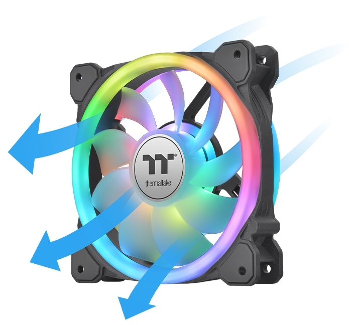 Вентилатори Thermaltake SWAFAN 12 RGB Radiator Fan TT Premium Edition 3 Pack - CL-F137-PL12SW-A