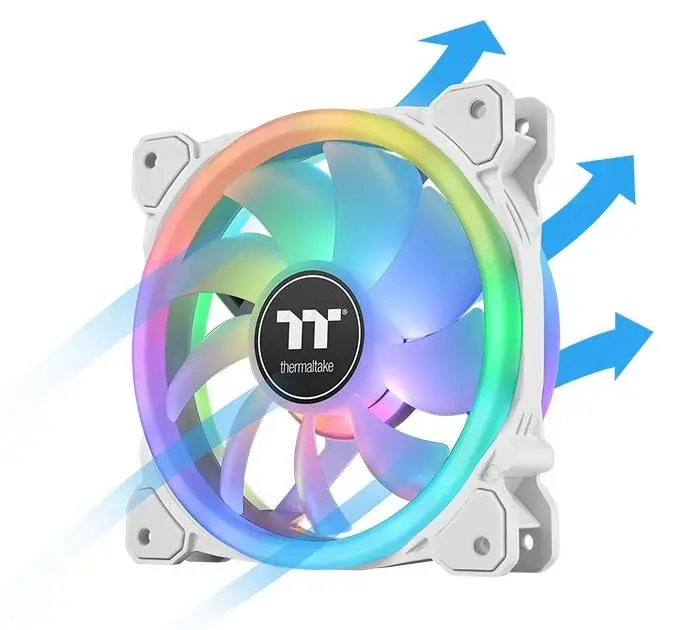 Вентилатори Thermaltake SWAFAN 12 RGB Radiator Fan TT Premium Edition 3 Pack White - CL-F145-PL12SW-A