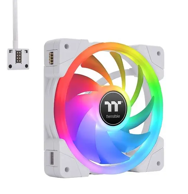 Вентилатори Thermaltake SWAFAN EX12 RGB PC Cooling Fan TT Premium Edition 3 Pack White - CL-F161-PL12SW-A
