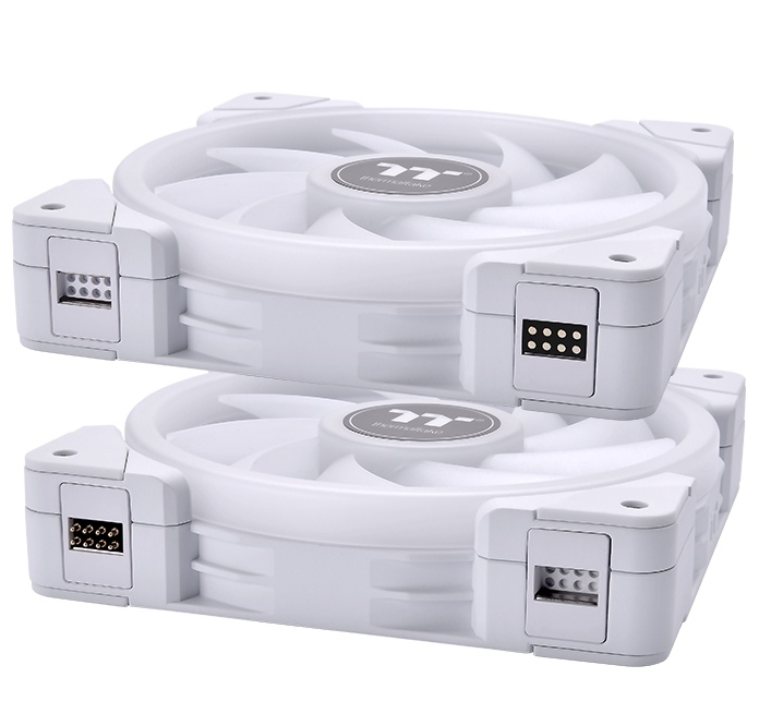 PC Cooling Fan Thermaltake SWAFAN EX12 RGB TT Premium Edition 3 Pack White - CL-F161-PL12SW-A