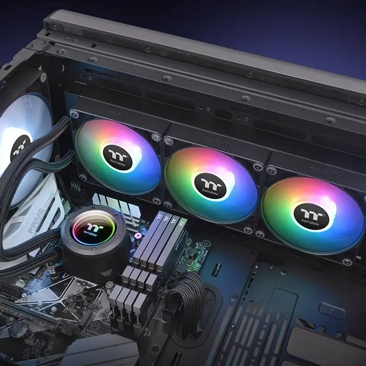 Водно охлаждане за процесор Thermaltake TH420 ARGB Sync V2 CPU Liquid Cooler - CL-W376-PL14SW-A