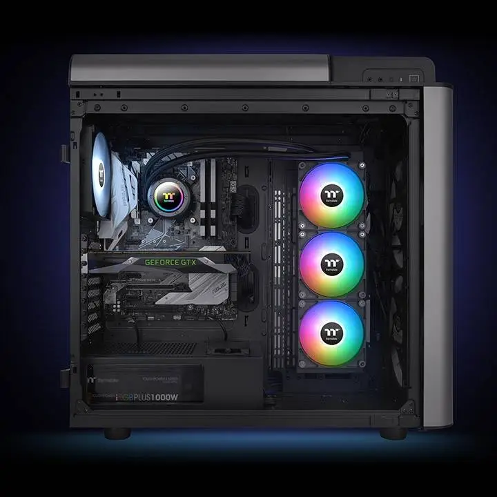 Водно охлаждане за процесор Thermaltake TH420 ARGB Sync V2 CPU Liquid Cooler - CL-W376-PL14SW-A