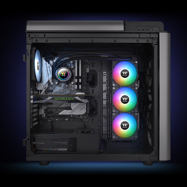 Водно охлаждане за процесор Thermaltake TH420 ARGB Sync V2 CPU Liquid Cooler - CL-W376-PL14SW-A
