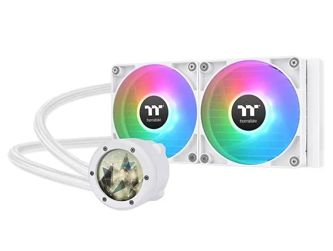 Водно охлаждане за процесор Thermaltake TH240 V2 Ultra ARGB Sync CPU Liquid Cooler Snow Edition - CL-W404-PL12SW-A