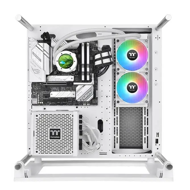 Водно охлаждане за процесор Thermaltake TH240 V2 Ultra ARGB Sync CPU Liquid Cooler Snow Edition - CL-W404-PL12SW-A