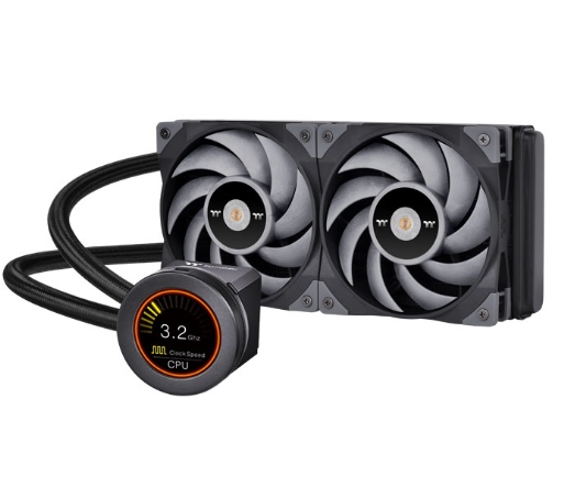 Воден охладител за процесор Thermaltake TOUGHLIQUID Ultra 240 CPU AIO Liquid Cooler Gray - CL-W322-PL12GM-B 