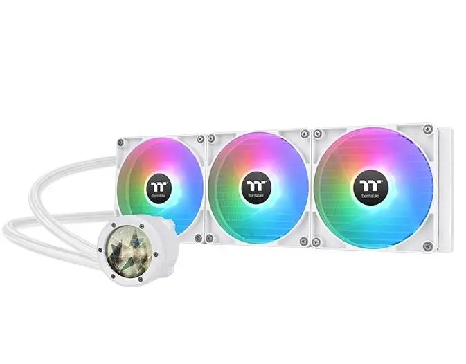 Воден охладител за процесор Thermaltake TH420 V2 Ultra ARGB Sync CPU Liquid Cooler Snow Edition - CL-W407-PL14SW-A