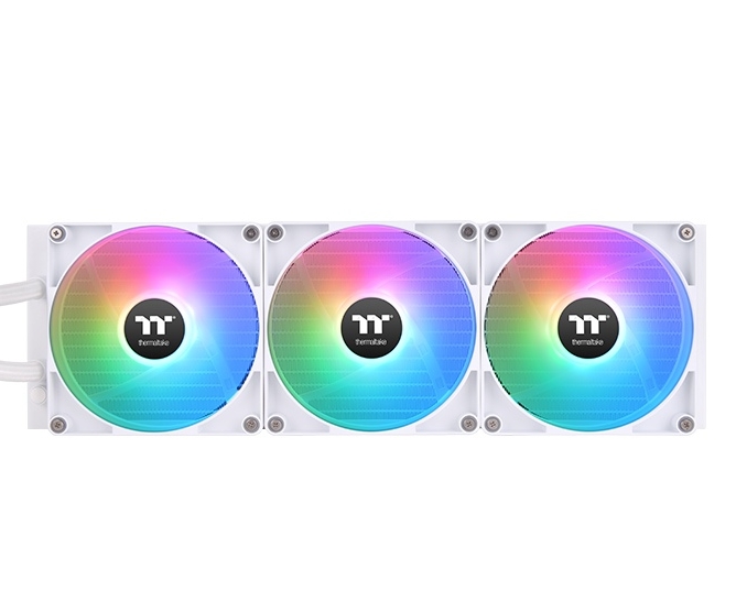 Воден охладител за процесор Thermaltake TH420 V2 Ultra ARGB Sync CPU Liquid Cooler Snow Edition - CL-W407-PL14SW-A 