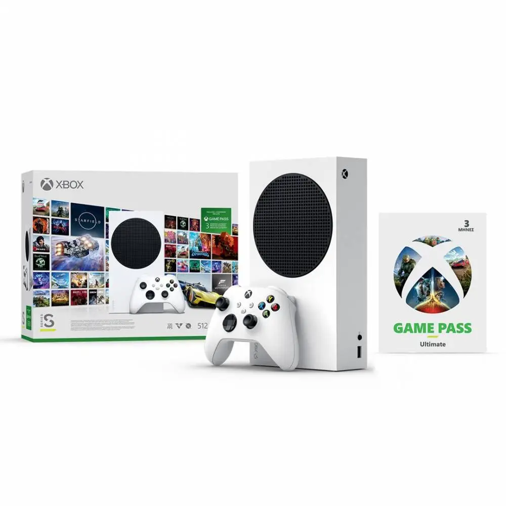 Конзола Microsoft Xbox Series S 512 GB Wi-Fi White Starter Bundle