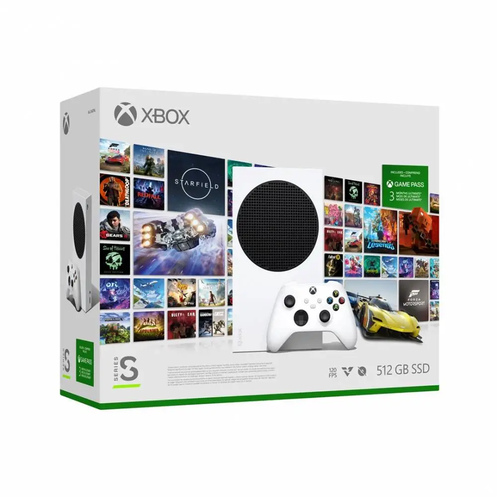 Конзола Microsoft Xbox Series S 512 GB Wi-Fi White Starter Bundle
