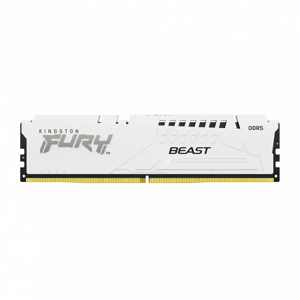 Памет Kingston FURY Beast White 16GB DDR5 6000MHz CL36 - KF560C36BWE2-16