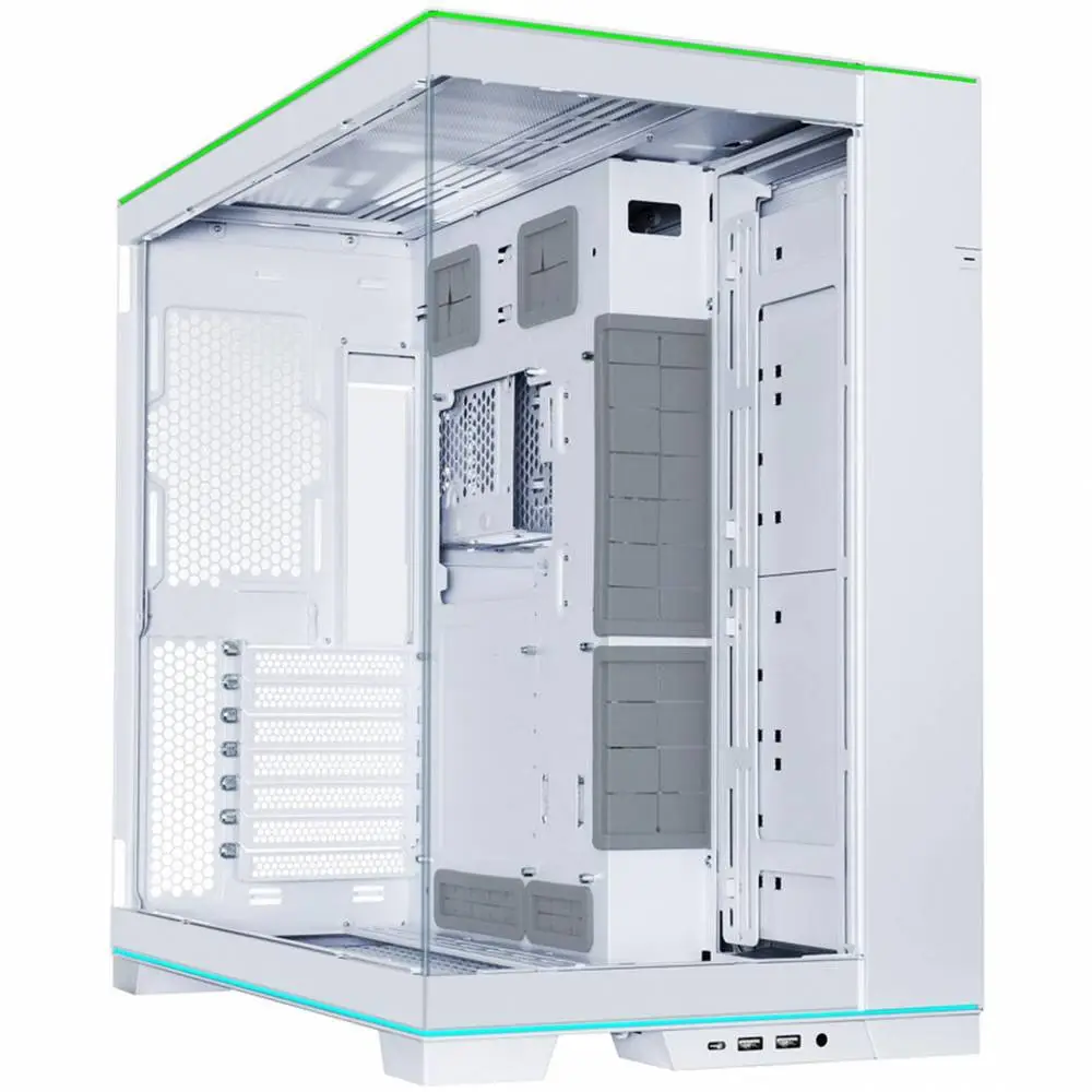 Кутия Lian Li PC-O11 Dynamic EVO RGB Mid-Tower Tempered Glass White