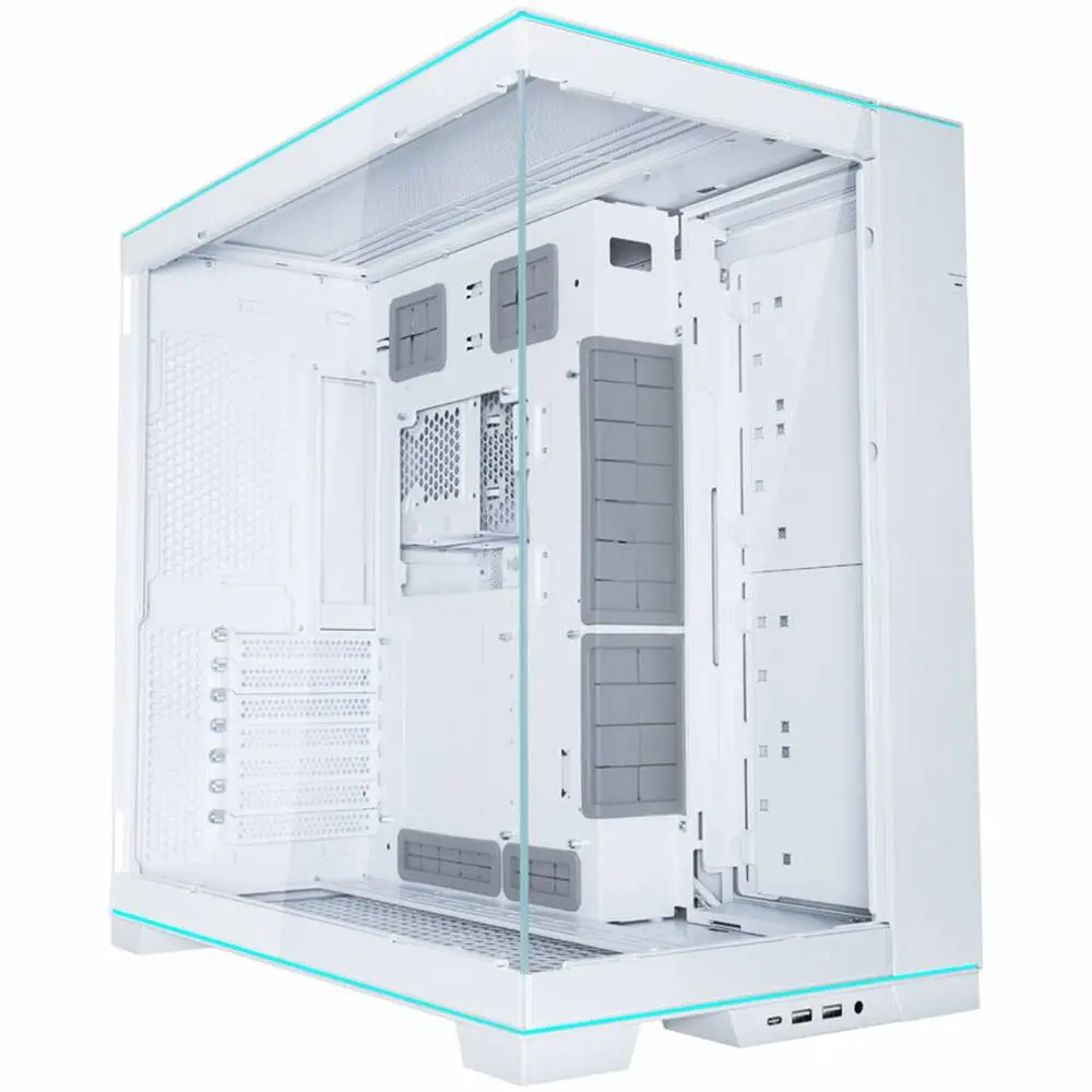 Кутия Lian Li PC-O11 Dynamic EVO RGB Mid-Tower Tempered Glass White