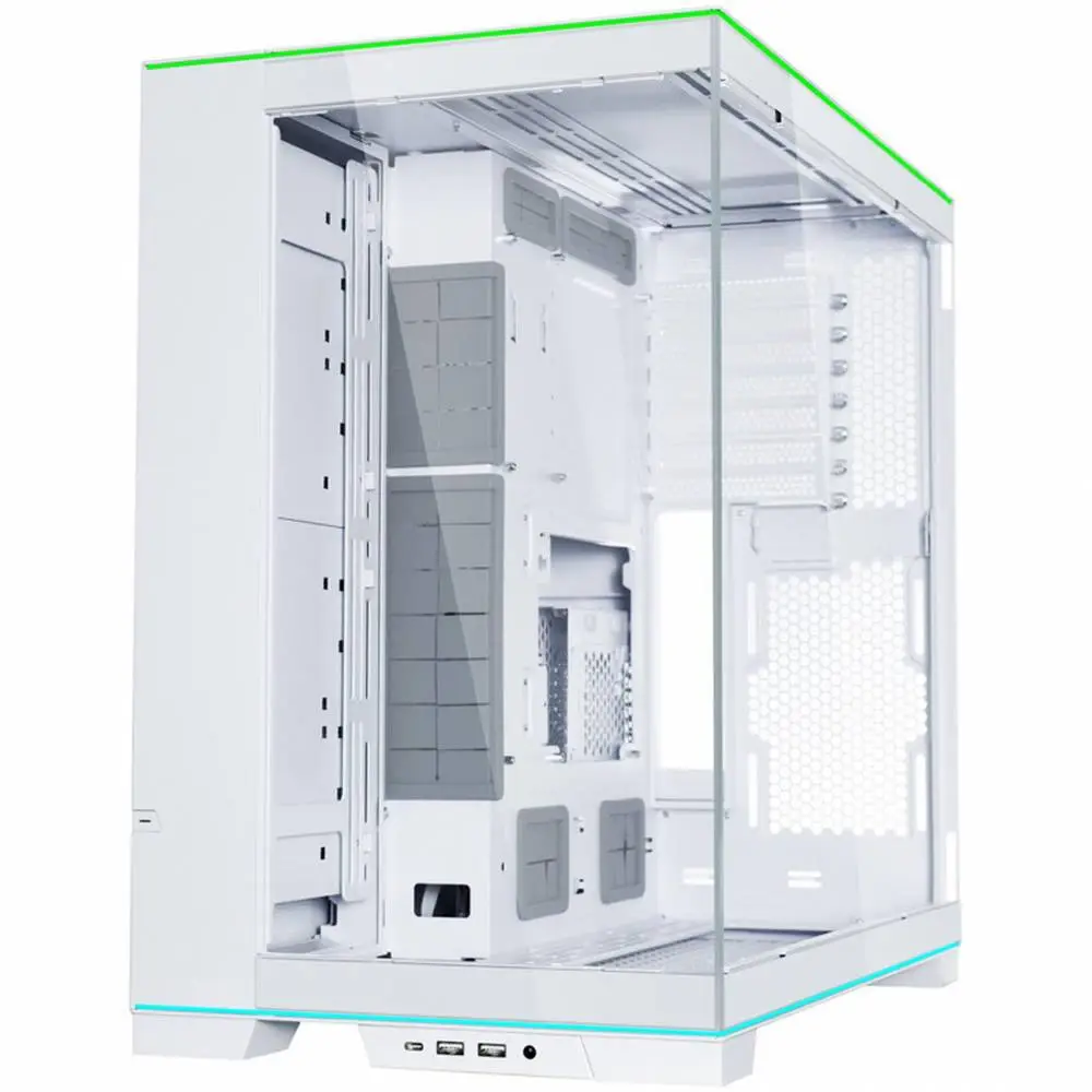 Кутия Lian Li PC-O11 Dynamic EVO RGB Mid-Tower Tempered Glass White