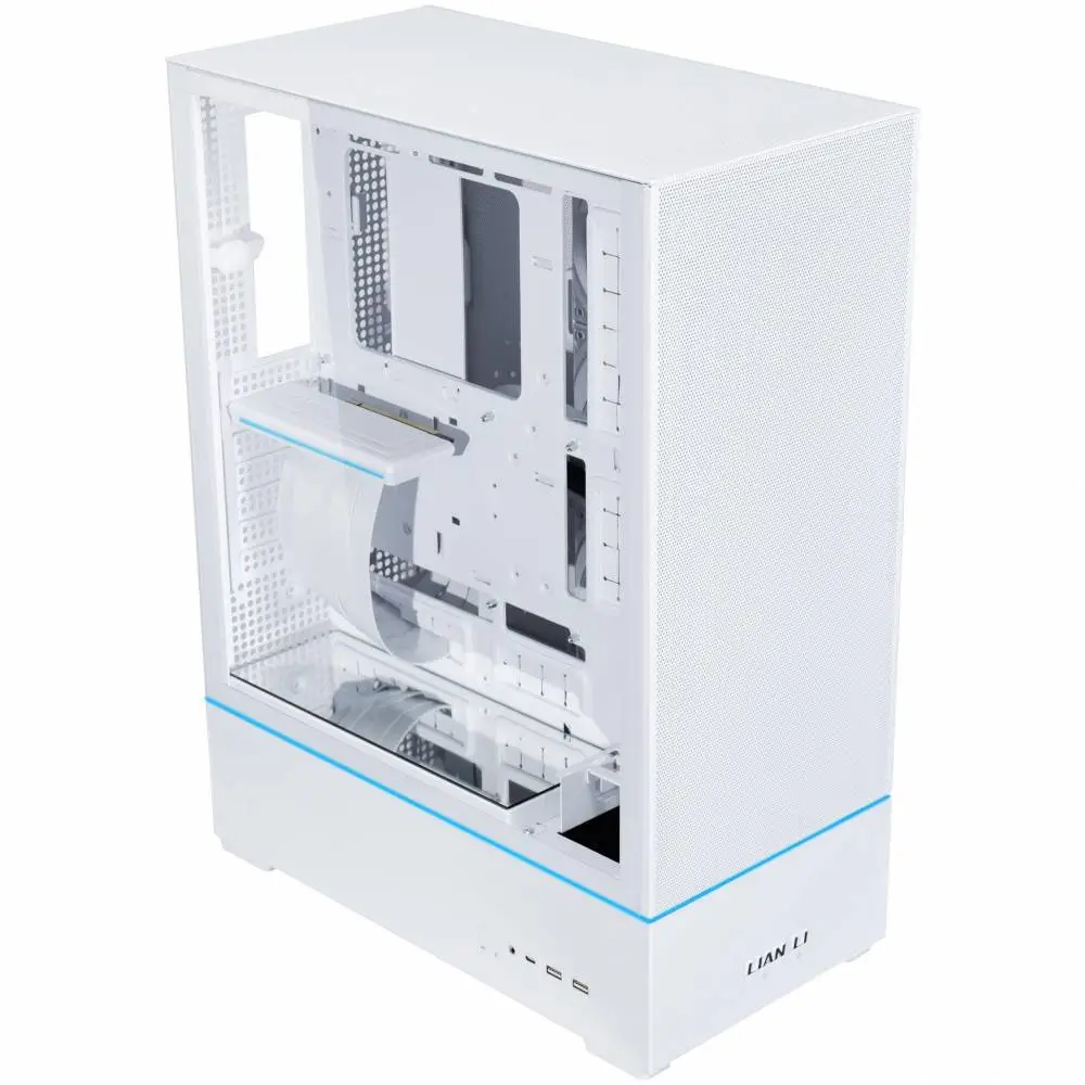 Кутия Lian-Li SUP01W Mid-Tower Tempered Glass White