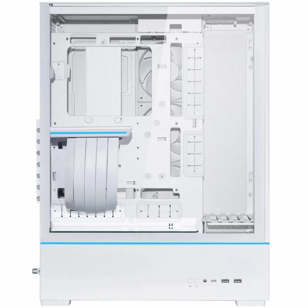Кутия Lian-Li SUP01W Mid-Tower Tempered Glass White