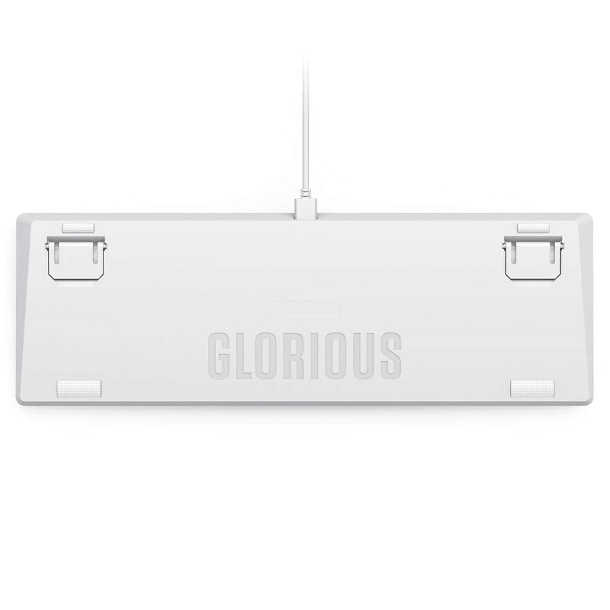 Геймърска механична клавиатура Glorious GMMK 2 White - Fox Switches US-Layout