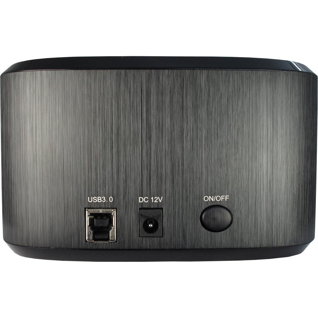 Докинг станция Inter-Tech Argus GD-PDLK02 за 2.5" или 3.5" SSD/HDD, 256-bit AES encryption