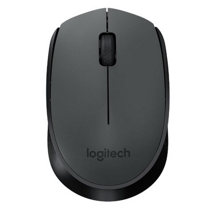 Kit clavier sans fil avec souris Logitech MK235, Gris foncé