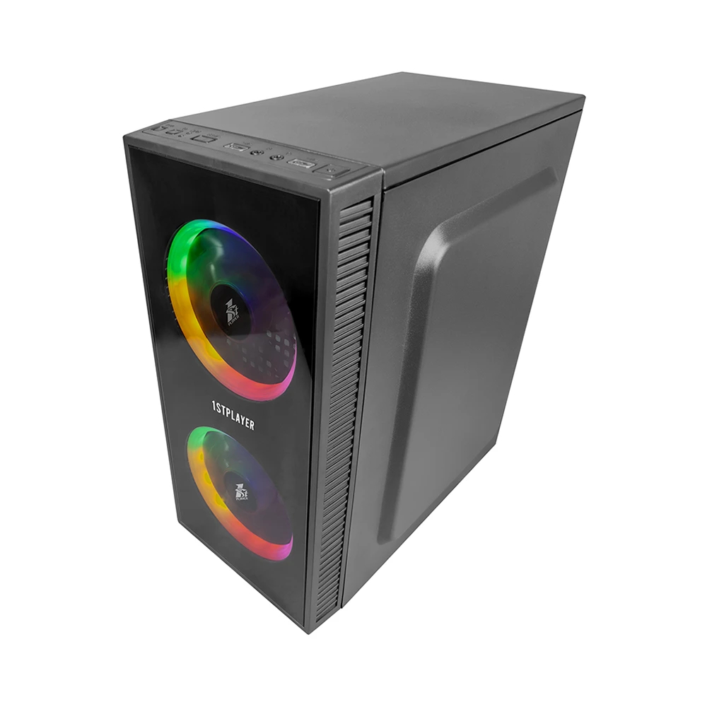 Кутия 1stPlayer X1 RGB Gaming Case mATX 3 Fans included