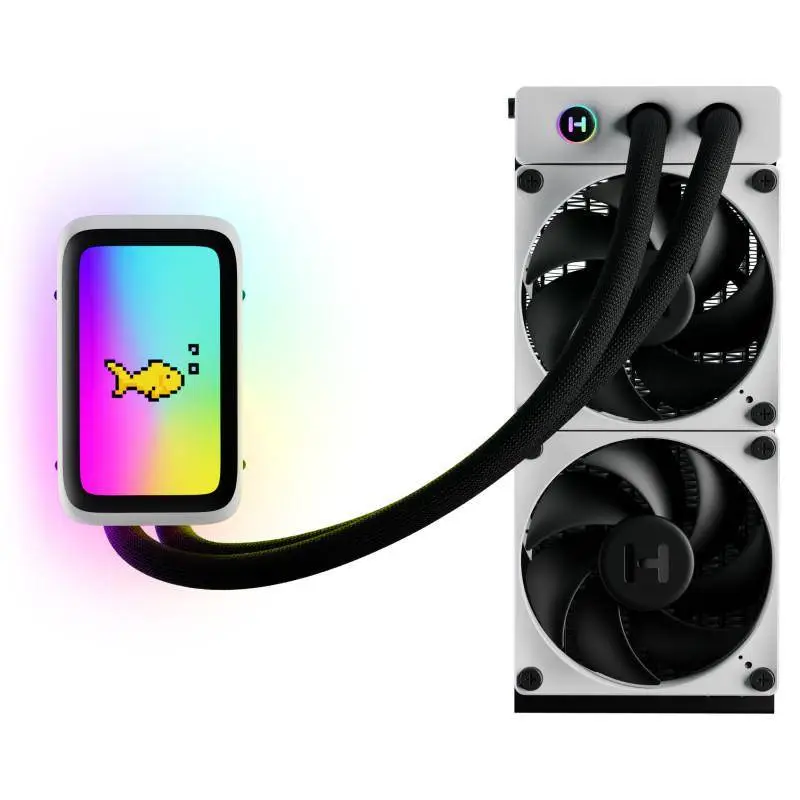 Водно охлаждане за процесор HYTE THICC Q60 с LCD Display