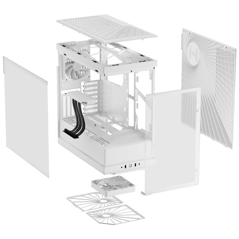 Кутия HYTE Y40 Tempered Glass Mid-Tower White - CS-HYTE-Y40-WW