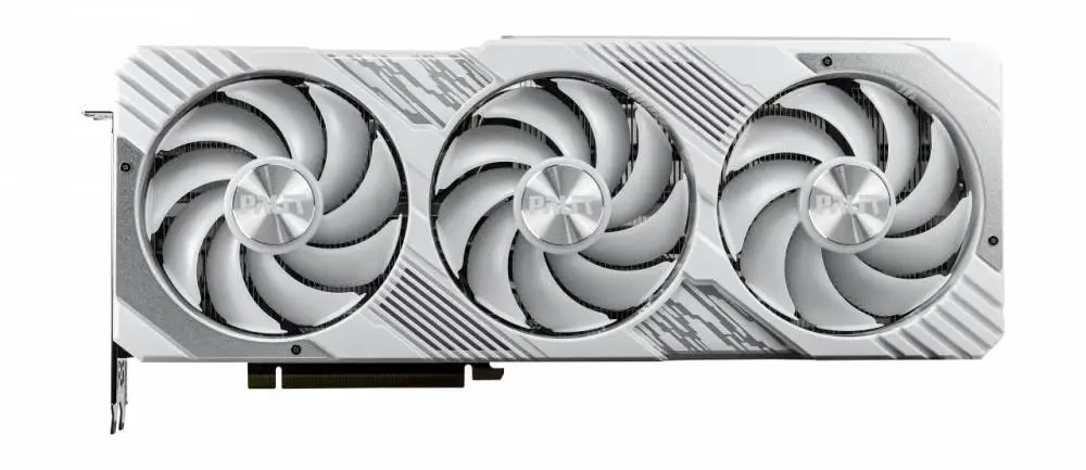 Видео карта Palit GeForce RTX 4070 Ti SUPER GamingPro White OC 16GB GDDR6X - NED47TST19T2-1043W