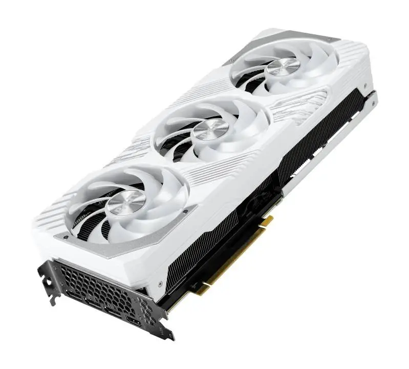 Видео карта Palit GeForce RTX 4070 Ti SUPER GamingPro White OC 16GB GDDR6X - NED47TST19T2-1043W