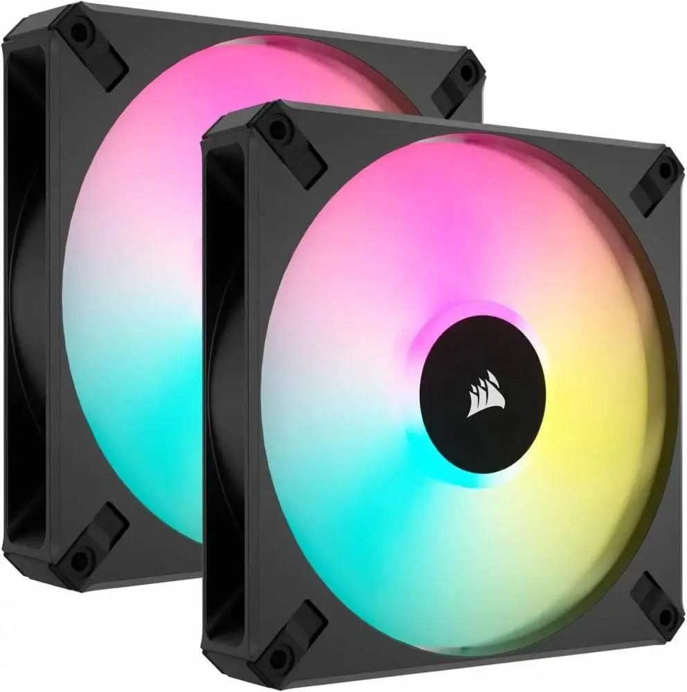 Вентилатори Corsair iCUE AF140 RGB ELITE 140mm PWM Dual Fan Kit - CO-9050156-WW