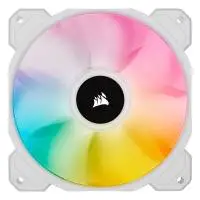 Вентилатори Corsair iCUE SP120 RGB ELITE Performance 120mm White PWM Triple Pack with Lighting Node CORE - CO-9050137-WW