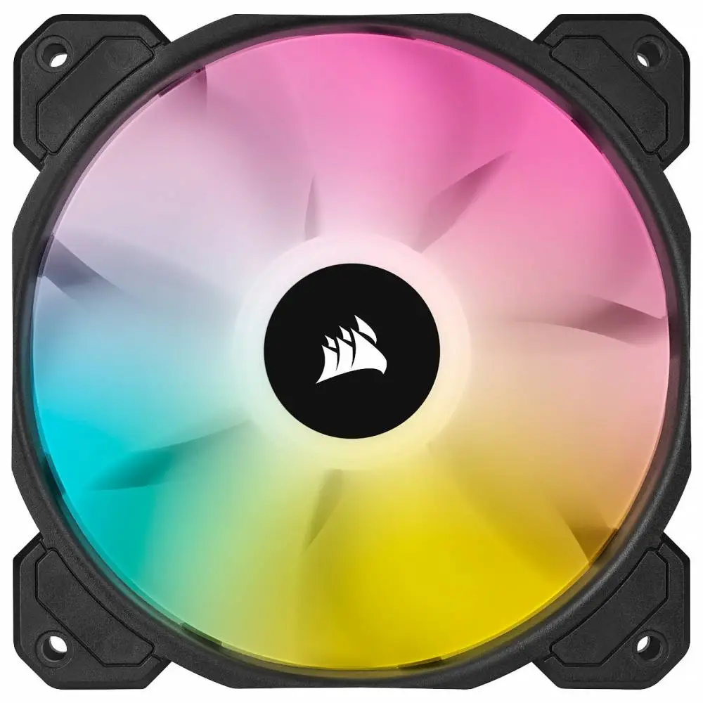 Вентилатори Corsair iCUE SP120 RGB ELITE Performance 120mm PWM Triple Pack with Lighting Node CORE - CO-9050109-WW