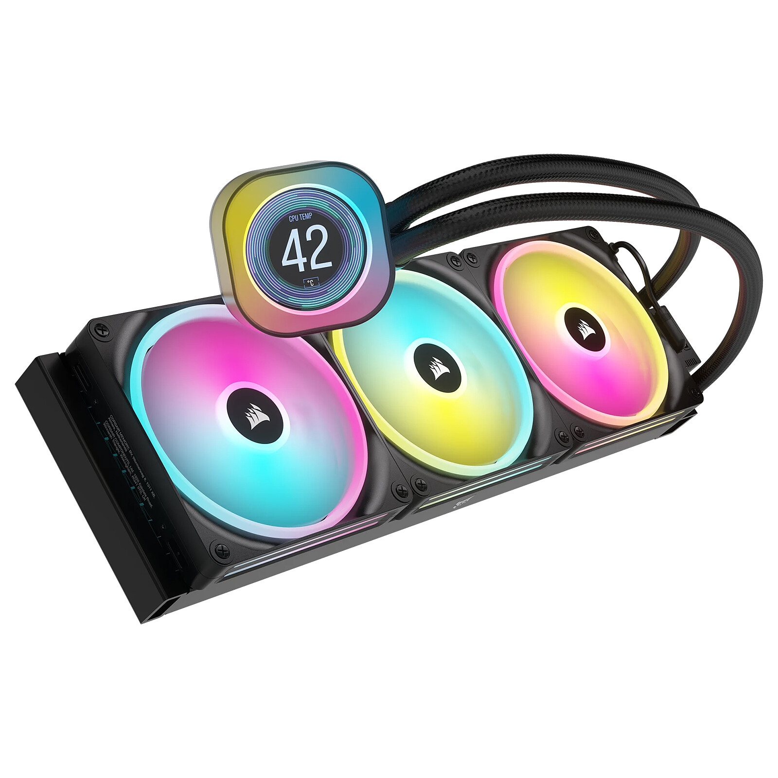 Водно охлаждане за процесор Corsair iCUE LINK H170i LCD Liquid CPU Cooler - CW-9061009-WW
