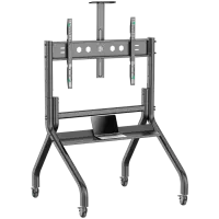 Стойка за телевизор ONKRON Mobile TV stand with bracket 60"-120" Screens up to 150 kg, Black