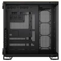 Кутия Corsair 6500X Mid-Tower Dual Chamber PC Case Black/Walnut Wood - CC-9011282-WW
