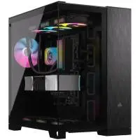 Кутия Corsair 6500X Mid-Tower Dual Chamber PC Case Black/Obsidian Aluminum - CC-9011283-WW