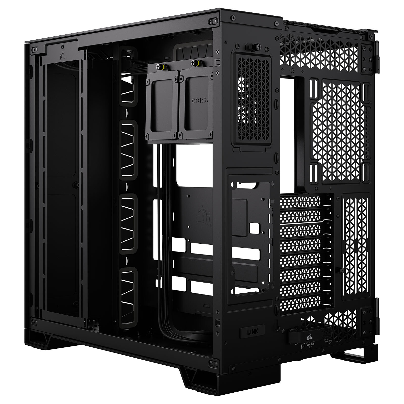 Кутия Corsair 6500X Mid-Tower Dual Chamber PC Case Black - CC-9011257-WW