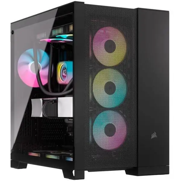 Кутия Corsair 6500D AIRFLOW Mid-Tower Dual Chamber PC Case Black - CC-9011259-WW