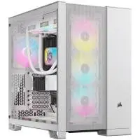 Кутия Corsair 6500D AIRFLOW Mid-Tower Dual Chamber PC Case White - CC-9011260-WW