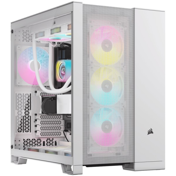 Кутия Corsair 6500D AIRFLOW Mid-Tower Dual Chamber PC Case White - CC-9011260-WW