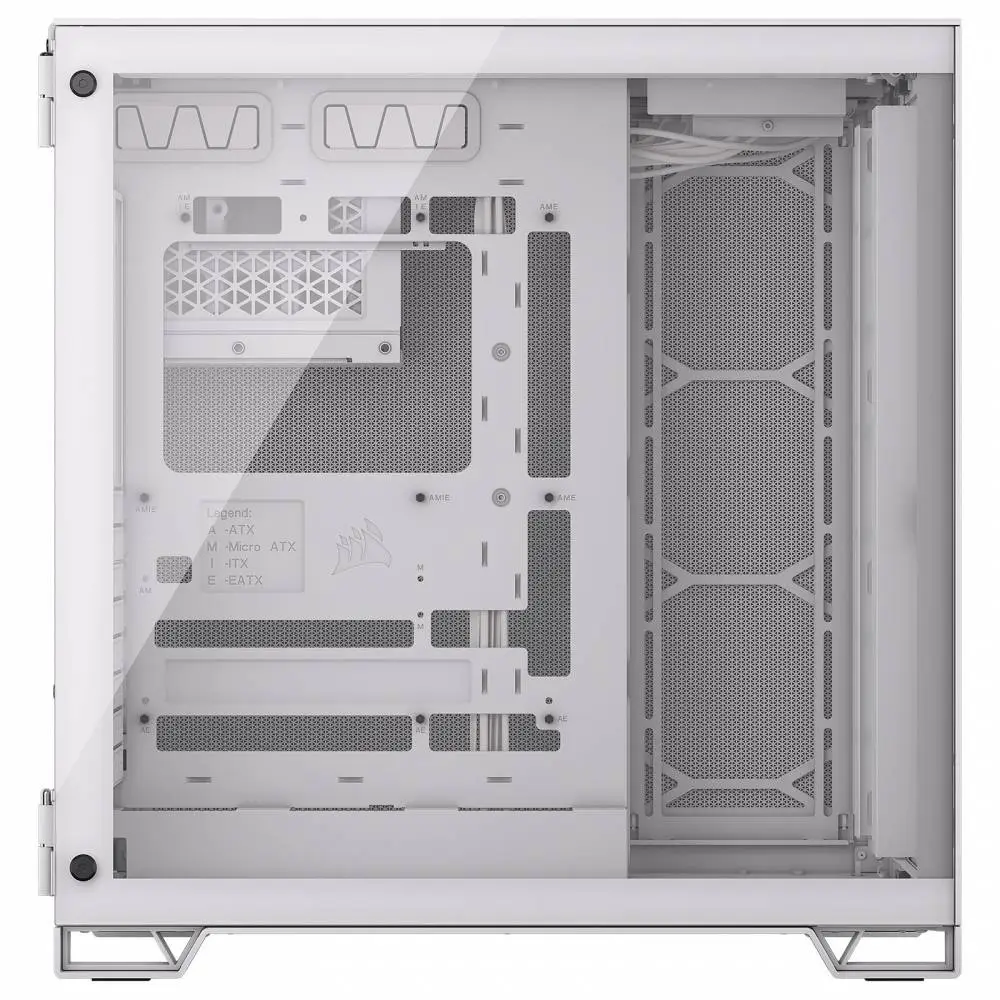 Кутия Corsair 6500D AIRFLOW Mid-Tower Dual Chamber PC Case White - CC-9011260-WW