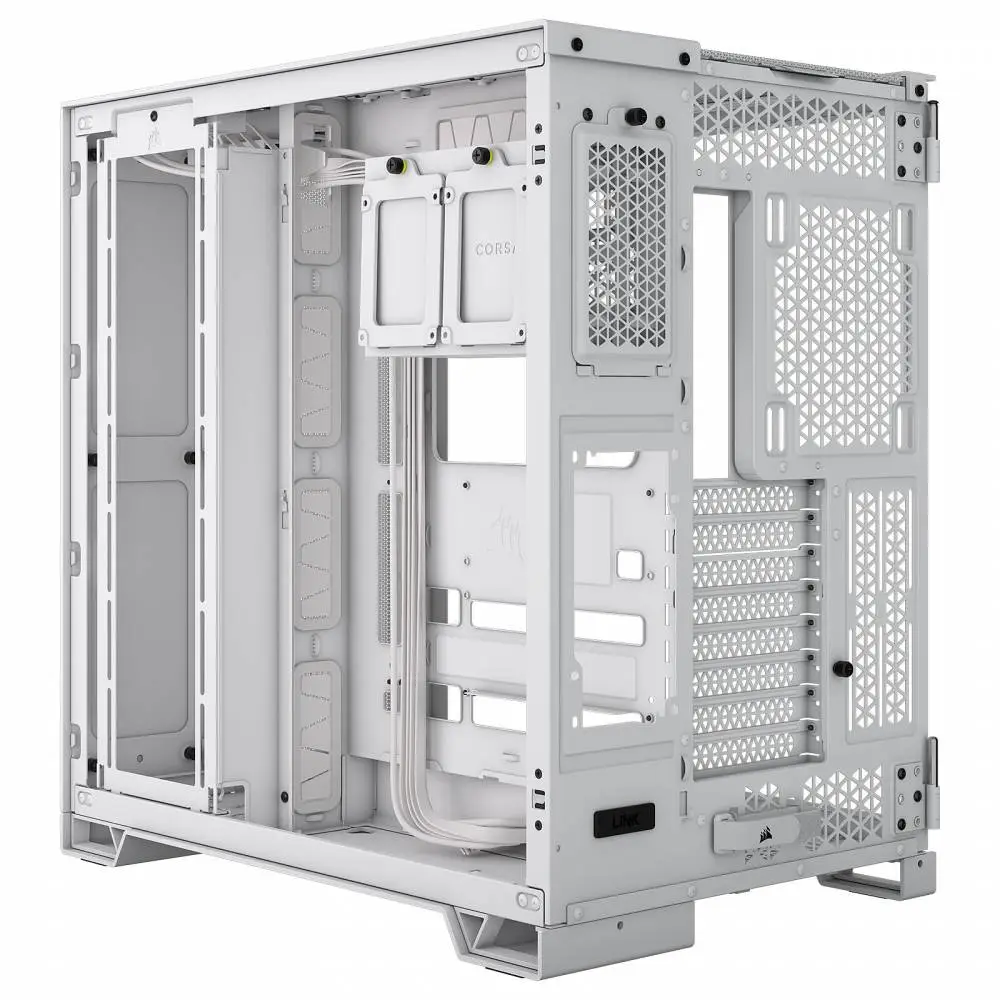 Кутия Corsair 6500D AIRFLOW Mid-Tower Dual Chamber PC Case White - CC-9011260-WW