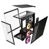 Кутия Corsair 3500X ARGB Mid-Tower PC Case Black - CC-9011278-WW