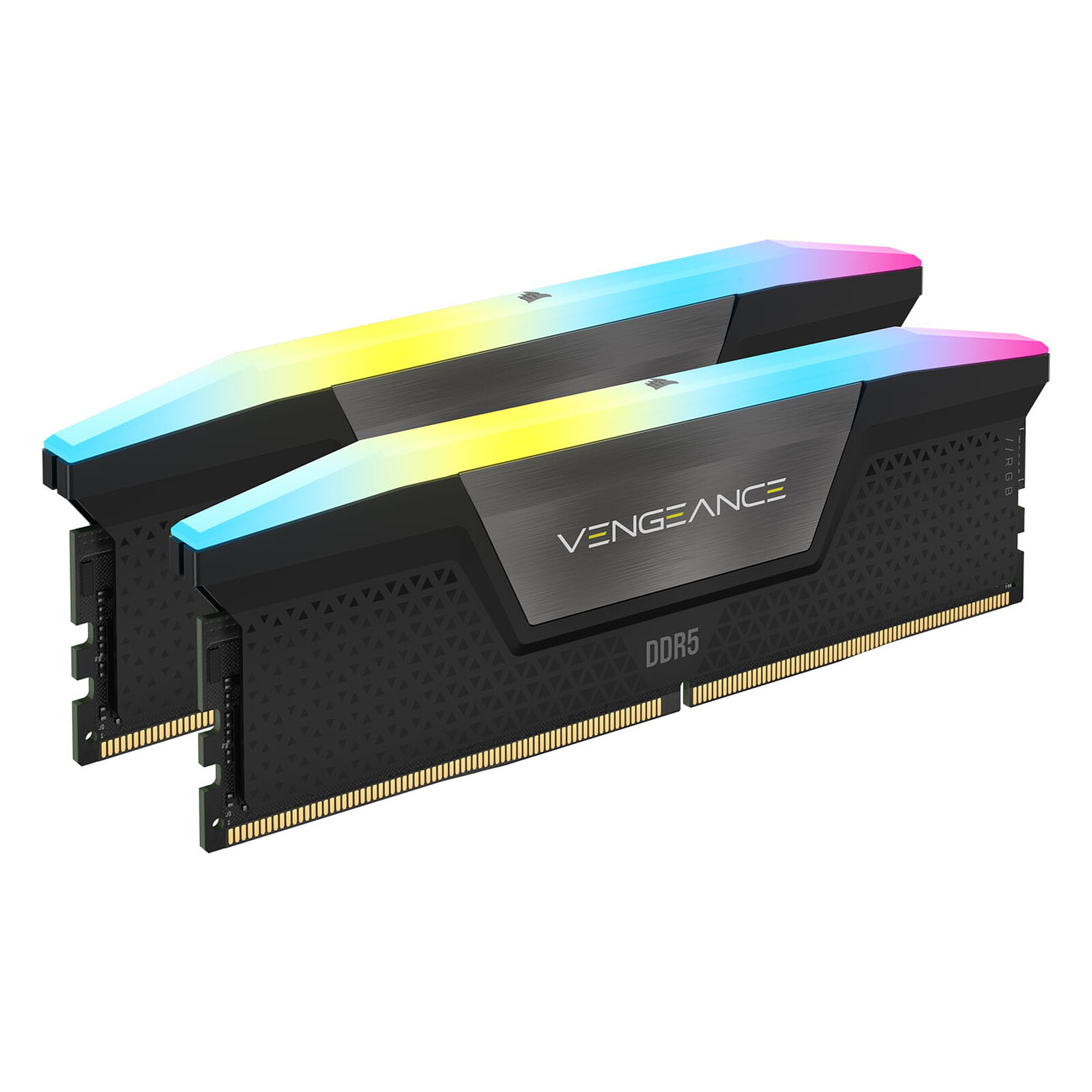 Памет Corsair Vengeance RGB 32GB (2x16GB) DDR5 6000MHz CL36 Black XMP/EXPO - CMH32GX5M2E6000Z36