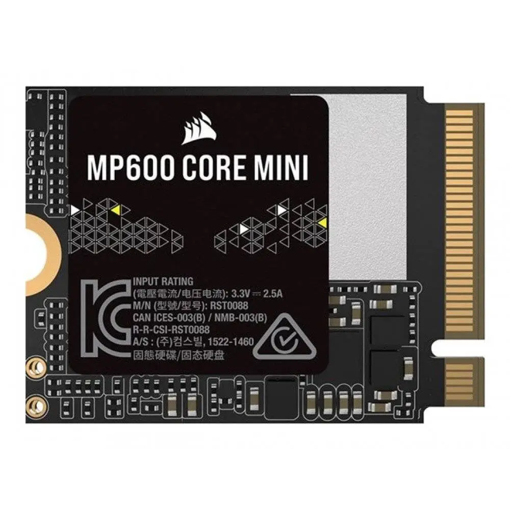 Диск SSD Corsair MP600 CORE MINI 1TB M.2 2230 NVMe PCIe 4.0 Gen4 x4 - CSSD-F1000GBMP600CMN