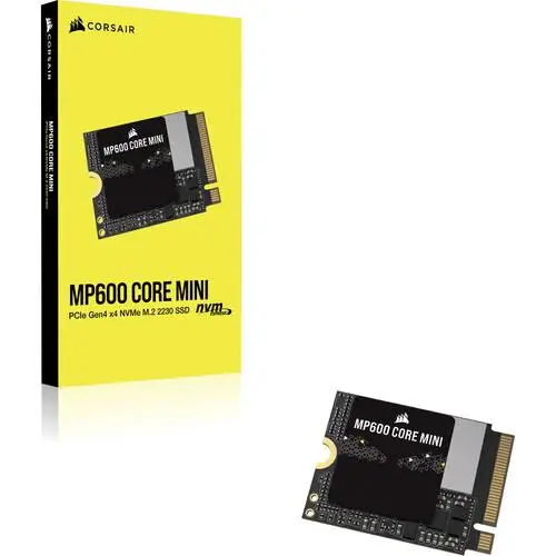 Диск SSD Corsair MP600 CORE MINI 1TB M.2 2230 NVMe PCIe 4.0 Gen4 x4 - CSSD-F1000GBMP600CMN