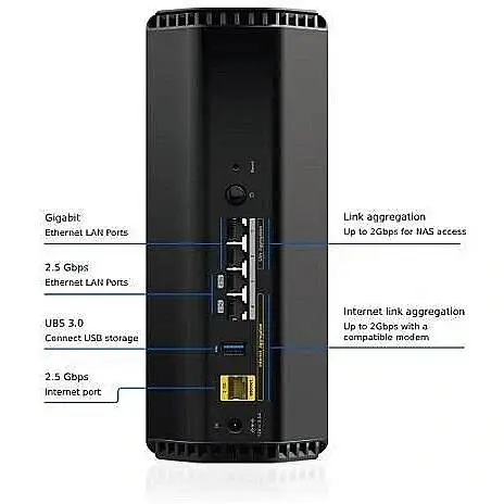 Рутер NETGEAR 5Port Nighthawk Wi-Fi 7 BE9300 Router RS300