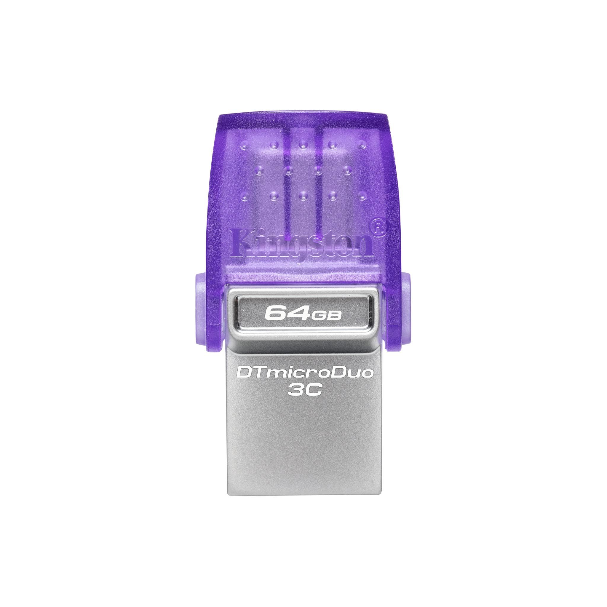 USB памет Kingston DataTraveler microDuo 3C USB 256GB Dual interface USB Type-C and Type-A - DTDUO3CG3/256GB