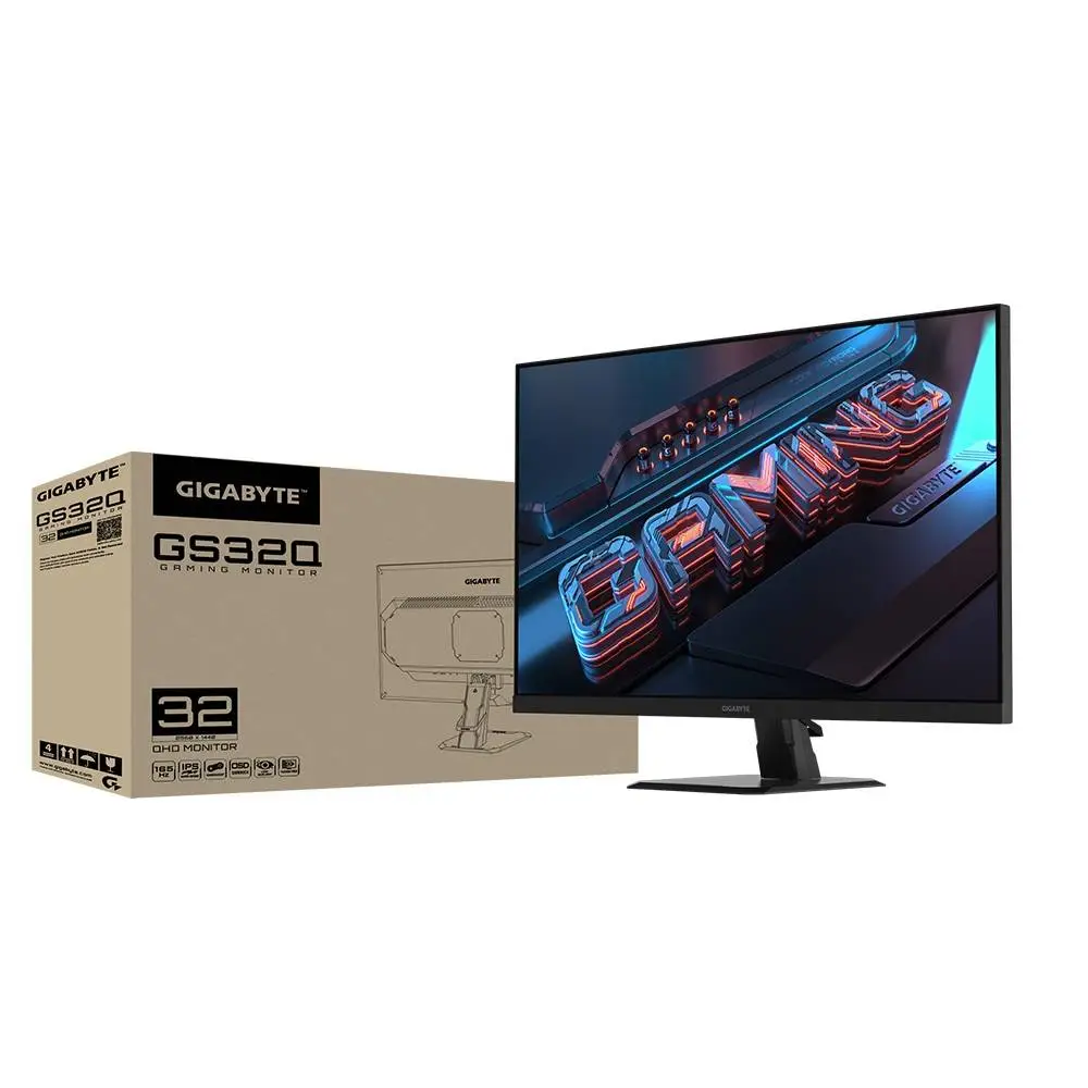 Монитор Gigabyte GS32Q 31.5" SS IPS QHD 2560x1440, 170Hz, 1ms, HDR Ready, FreeSync Premium