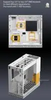 Кутия Geometric Future Model 4 king Arthur White Case EATX